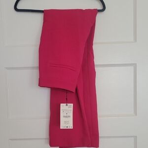 Zara High Wasted Fuchsia Trousers